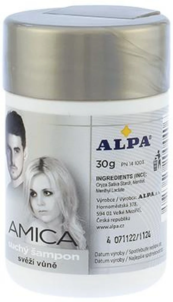 Alpa Amica bekvapis sausas šampūnas, 30 g