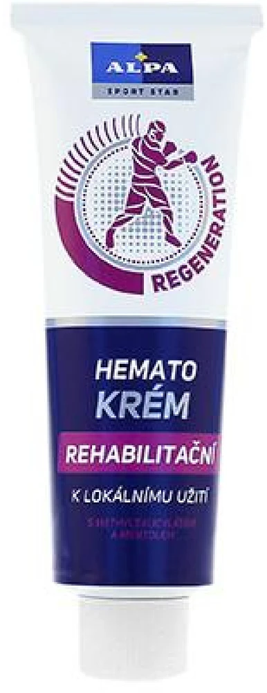 Alpa Hemato Rehabilitating Kreminis atkuriamasis kremas pažeistoms kūno vietoms, 75 ml
