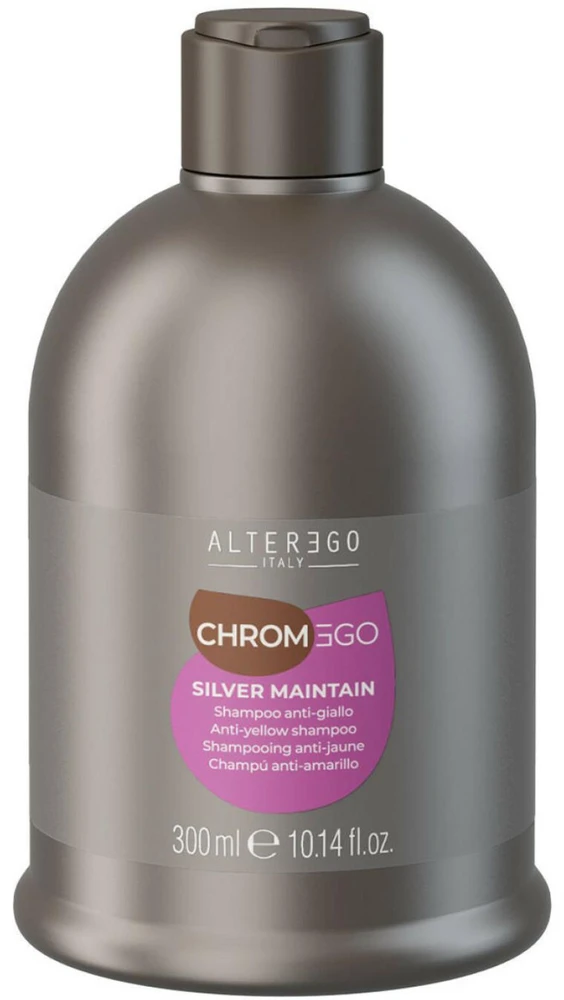 Alter Ego ChromeEgo Sidabrinis Maintain Anti-yellow Šampūnas šampūnas nuo geltonumo, 300 ml