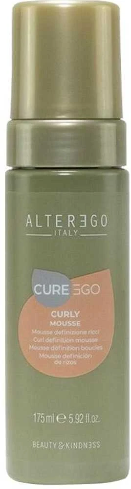 Alter Ego CureEgo Skirtas garbanotiems plaukams Mousse plaukų putos, 175 ml