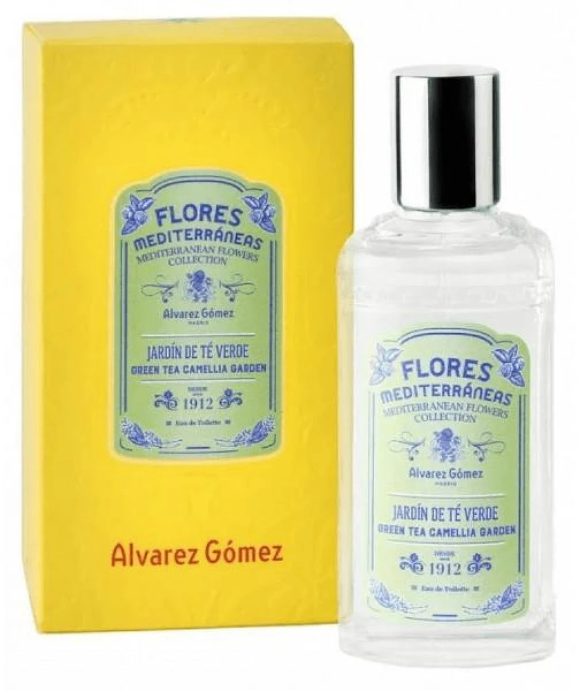 Alvarez Gómez Mediterranean Flowers Jardin Žalias Tea tualetinis vanduo purškiklis 150ml