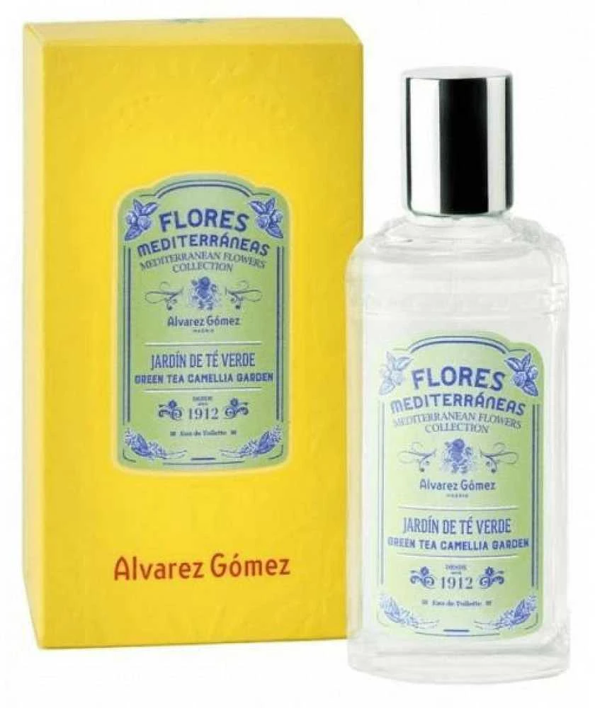Alvarez Gómez Mediterranean Flowers Jardin Žalias Tea tualetinis vanduo purškiklis 150ml