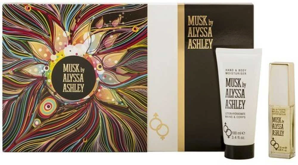 Tualetinis vanduo Alyssa Ashley Musk Eau De Toilette Purškiklis 50ml rinkinys moterims 2 vnt