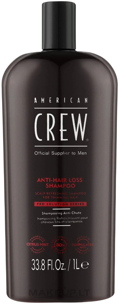 American Crew Anti-Hairloss Šampūnas, 1000 ml