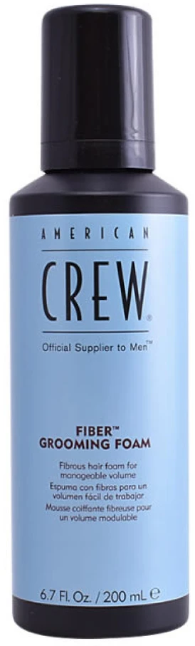 American Crew Fiber Grooming Foam vidutinės fiksacijos plaukų putos 200ml