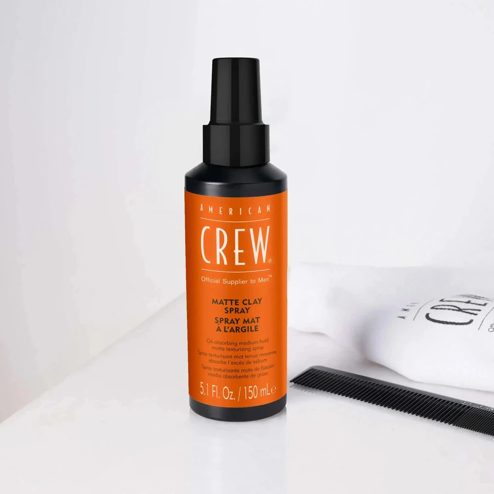 "American Crew Matte Clay" vidutinės fiksacijos purškiklis 150ml