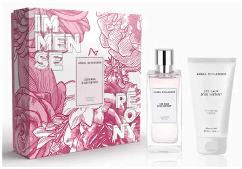 Angel Schlesser Les Eaux D'Un Instant Immense Peony Eau De Toilette Purškiklis, 100 ml Set 2 Pieces