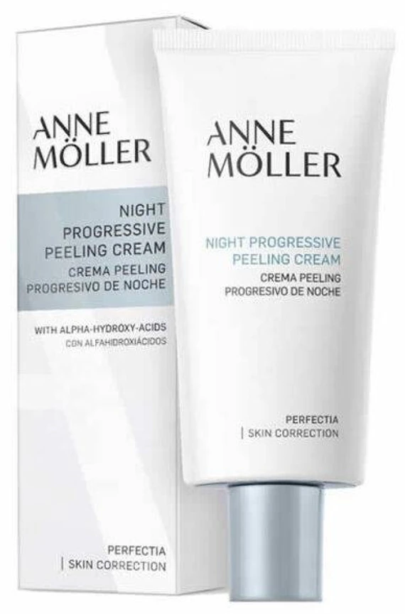 Anne Möller A Moller Perfect Night Peeling naktinis veido valomasis kremas nuo akne 50ml