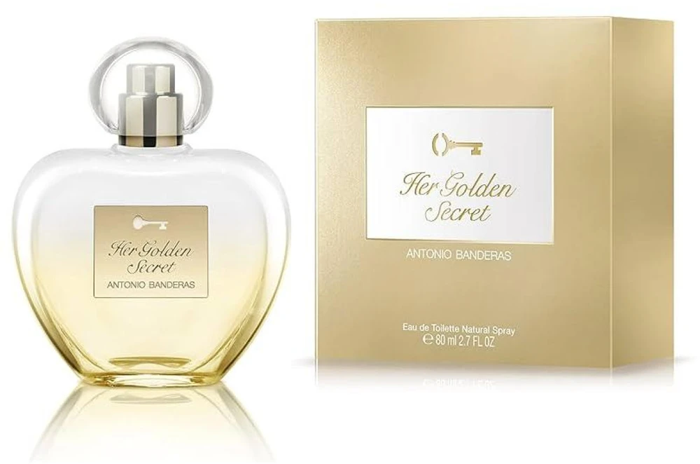 Antonio Banderas Her Golden Secret EDT tualetinis vanduo moterims, 80 ml