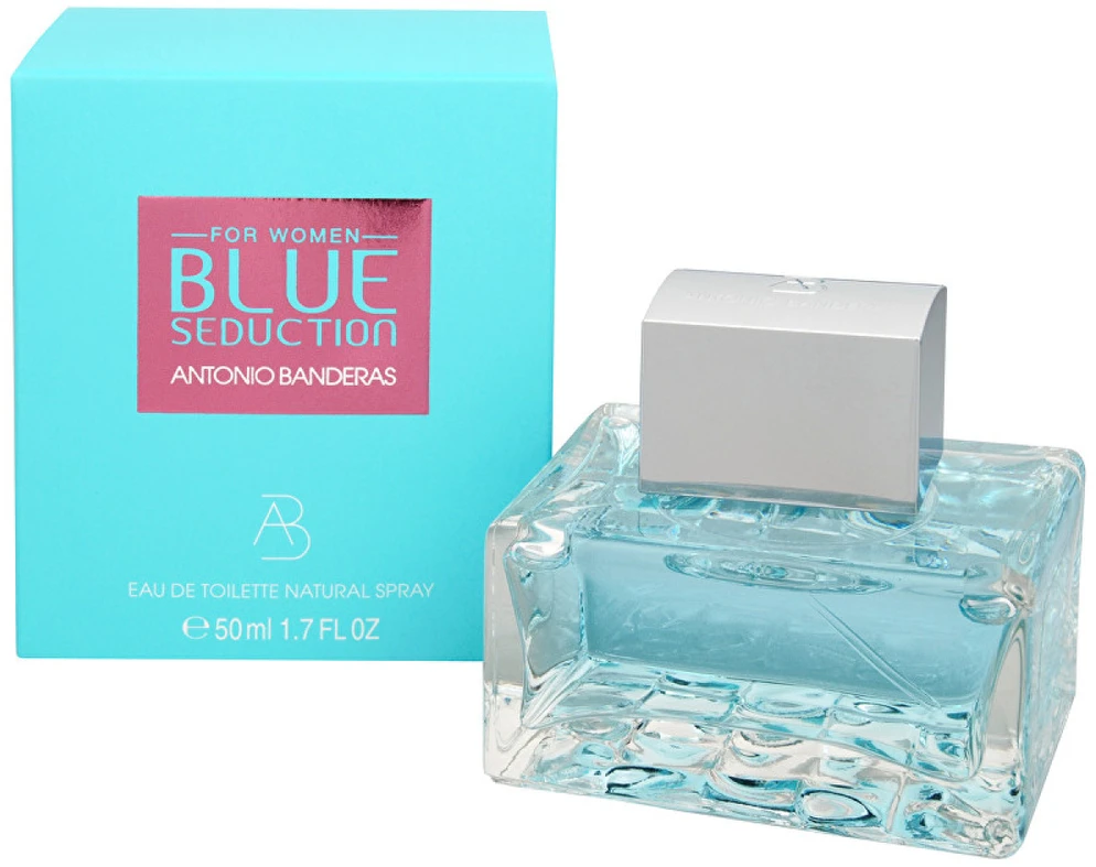Antonio Banderas Mėlyna Seduction for Women EDT tualetinis vanduo moterims, 50 ml
