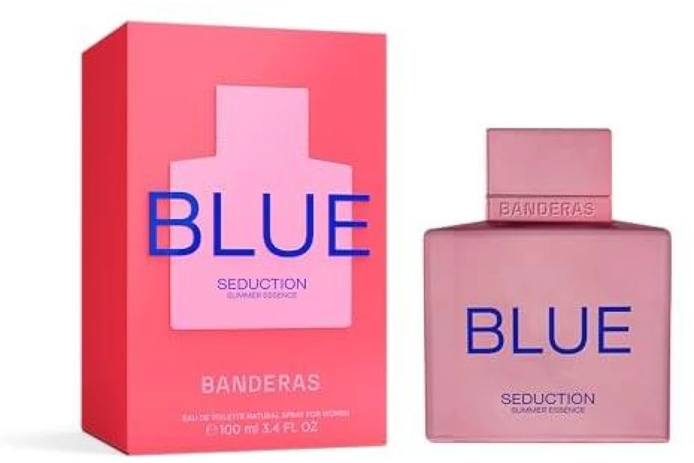 Antonio Banderas Mėlyna Seduction Summer Essence for Women EDT tualetinis vanduo moterims, 100 ml