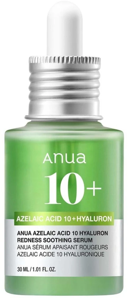Anua Azelaic Acid 10 Hyaluron Redness Soothing Serum raminantis serumas veidui, 30 ml