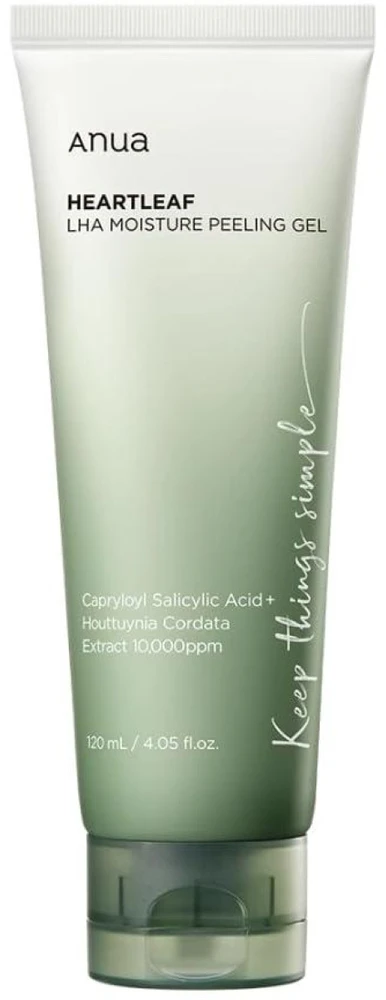Anua Heartleaf LHA Moisture Peeling Gel Šveičiamasis veido gelis, 120 ml