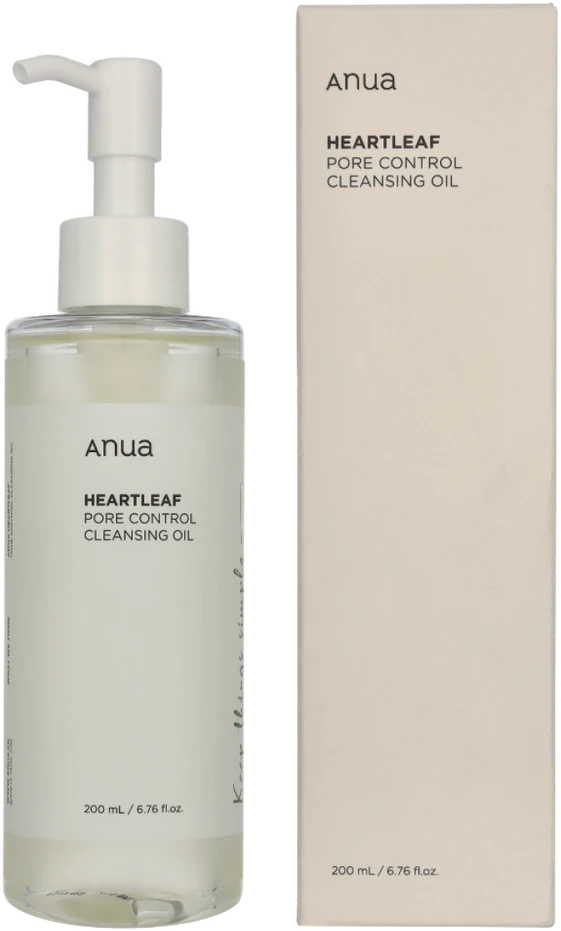 Anua Heartleaf Pore Control Cleansing Oil Valomasis veido aliejus, 200 ml