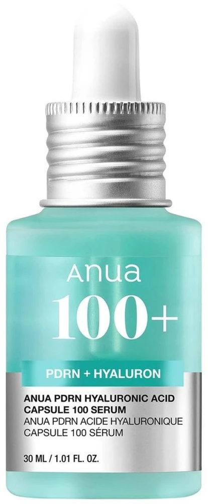 „Anua 100+ PDRN“ ir hialurono rūgšties drėkinamasis ir lyginamasis veido serumas, 30 ml
