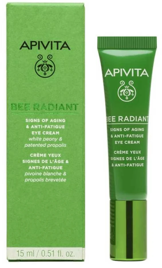 Apivita Bee Radiant Anti-Ageing Eyes paakių kremas nuo raukšlių 15ml