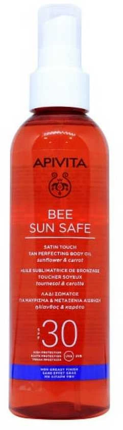 "Apivita Bee Sun Safe" deginimosi aliejus kūnui SPF30 200ml