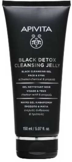 "Apivita" valomasis gelis "Juodas Detox" 150ml