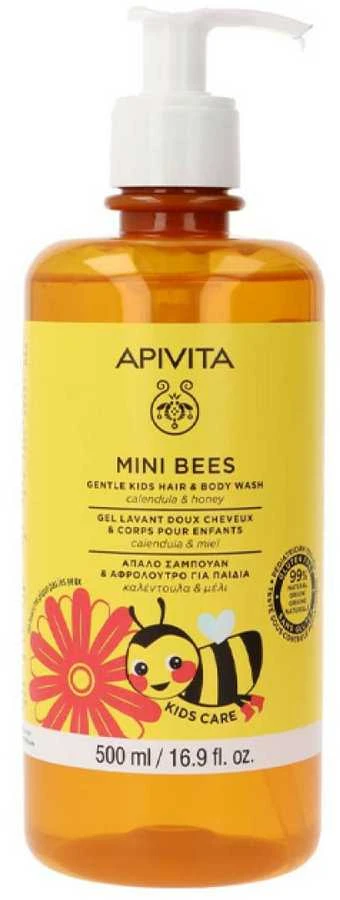 "Apivita Mini Bees" gelis kūdikiams "Calendula-Honey" 500ml