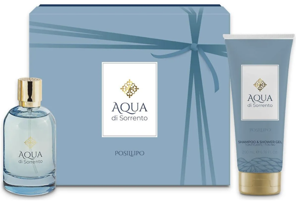 Aqua di Sorrento Posillipo rinkinys vyrams (EDP, 100 ml + dušo želė, 200 ml)