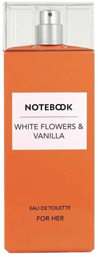 Aquolina Notebook - Baltas Flowers & Vanilla EDT tualetinis vanduo moterims, 100 ml