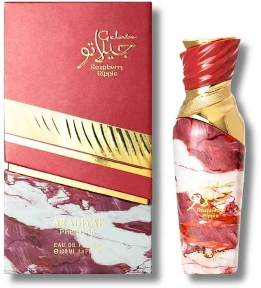 Arabiyat Prestige Gelato Raspberry Ripple EDP parfumuotas vanduo moterims, 100 ml