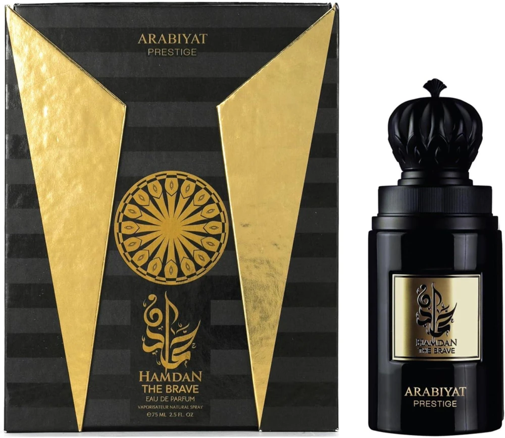 Arabiyat Prestige Hamdan The Brave EDP parfumuotas vanduo vyrams, 75 ml