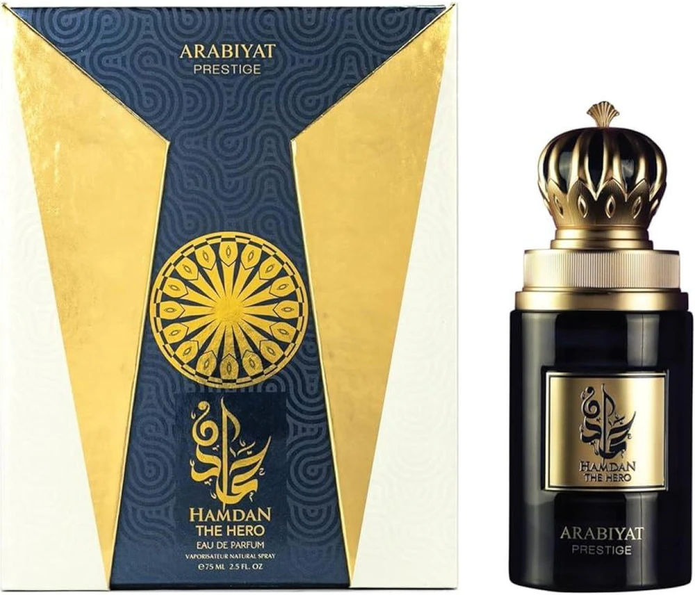 Arabiyat Prestige Hamdan The Hero EDP parfumuotas vanduo vyrams, 75 ml