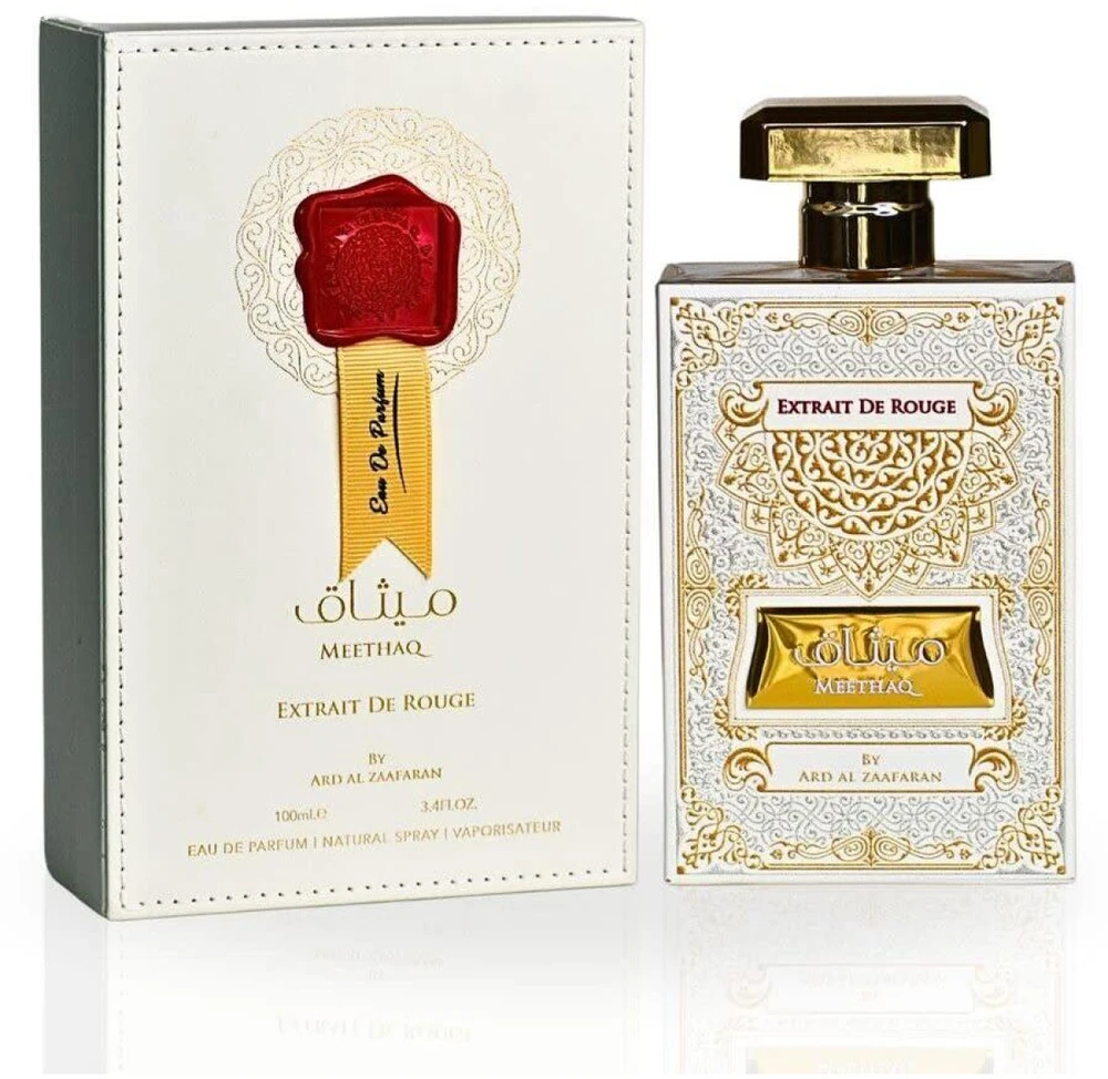 Ard Al Zaafaran Meethaq Extrait De Rouge EDP parfumuotas vanduo unisex, 100 ml