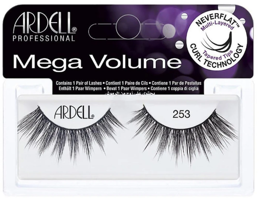 klijuojamos blakstienos "Ardell Mega Volume Lashes" 253