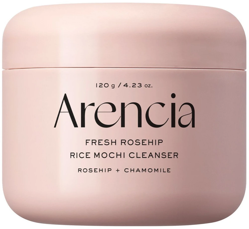 Arencia Rosehip Brightening Rice Mochi Face Valiklis - Daily Scrub - Moisturizing veido prausiklis 120ml