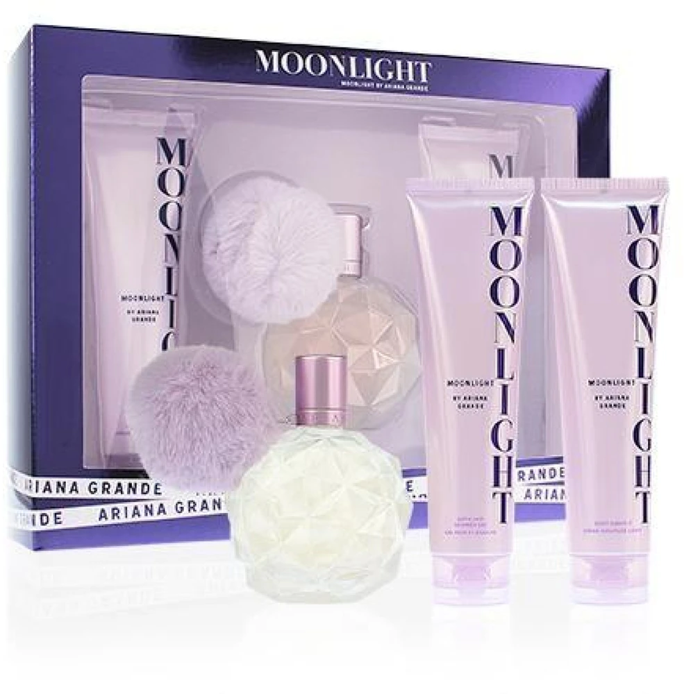 Ariana Grande Moonlight rinkinys moterims (EDP, 100 ml + kūno suflė, 100 ml + dušo želė, 100 ml)