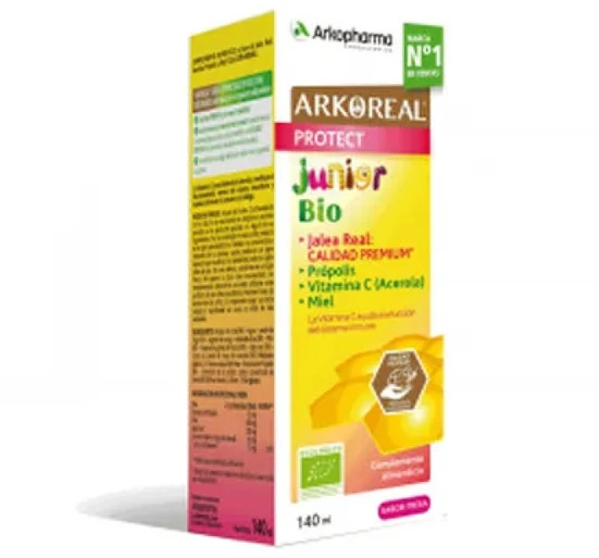 Arkopharma Arkoreal Protect Junior braškių sirupas 140ml