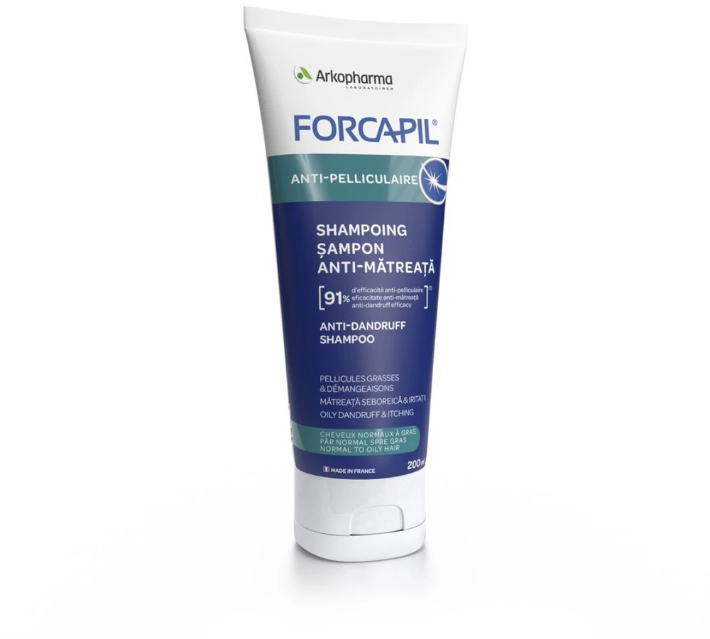 Arkopharma Forcapil Hair Šampūnas Nuo pleiskanų, 200 ml