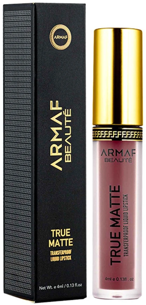 Armaf Beauté True Matte Transferproof Liq Lipstick 07 Voyage, 4 ml
