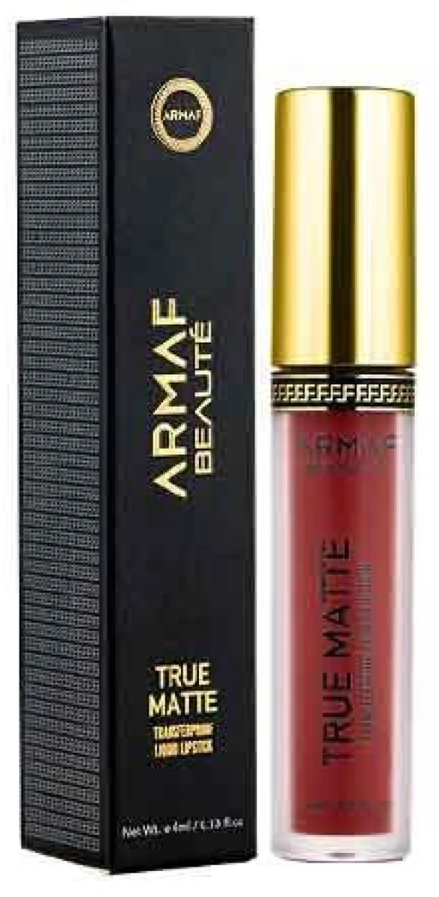 Armaf Beauté True Matte Transferproof Liq Lipstick 04 Shades skysti lūpų dažai, 4 ml