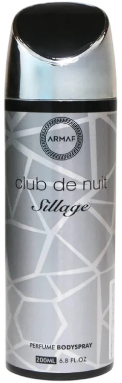 Armaf Club De Nuit Sillage Dezodorantas Purškiklis Unisex, 200 ml