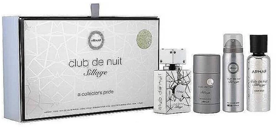 Armaf Club De Nuit Sillage - EDP 30 ml + Tělový sprej 50 ml + Vlasový sprej 55 ml + tuhý dezodorantas 75 g