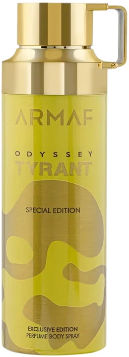 Armaf Odyssey Tyrant Body Purškiklis, 200 ml