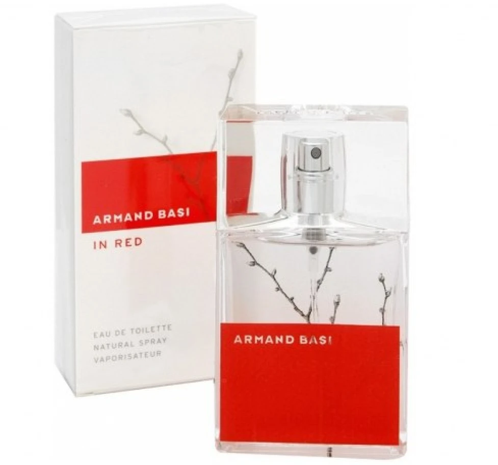 Armand Basi In Raudona EDT tualetinis vanduo unisex, 50 ml