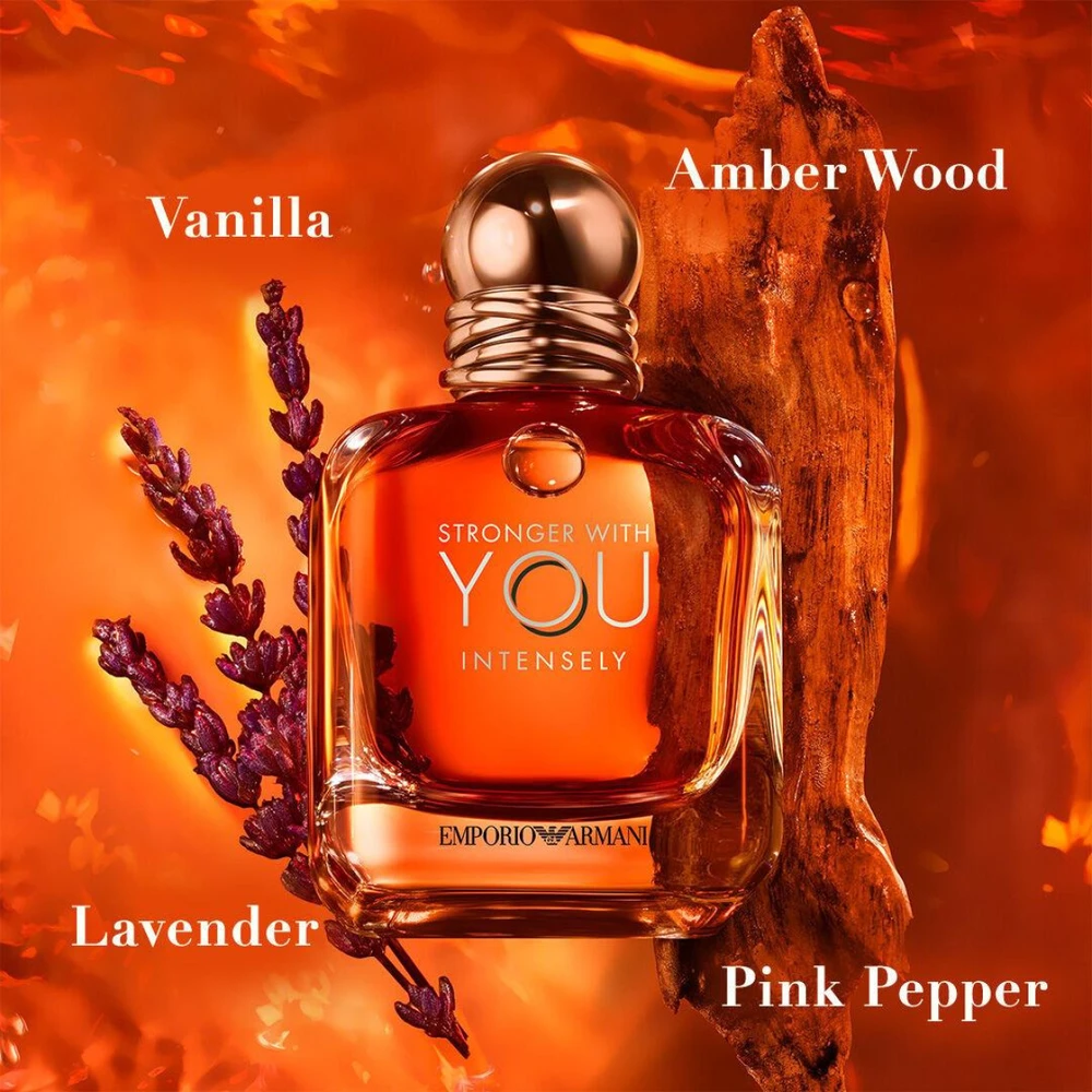 Armani Stronger With You Intensely Giftset rinkinys vyrams (EDP, 50 ml + dušo želė, 75 ml)