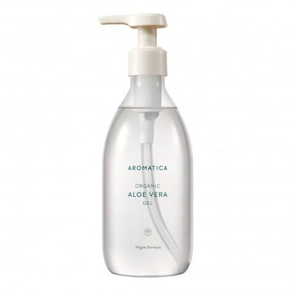 Aromatica Organic Aloe Vera Gel raminantis gelis po deginimosi, 300 ml