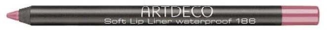 "Artdeco Soft Lip Liner" vandeniui atsparus lūpų pieštukas 186 Shy Rose