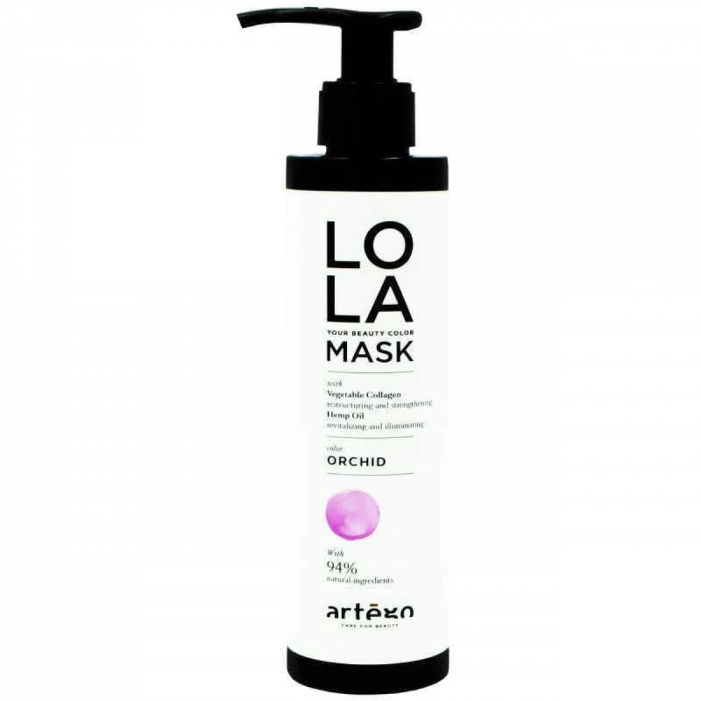 Artègo Lola Your Beauty Colour Mask Orchid plaukų kaukė, 200 ml