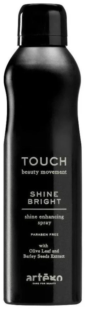 Artègo Touch Shine Bright Shine Enhancing Purškiklis plaukų purškiklis, 250 ml