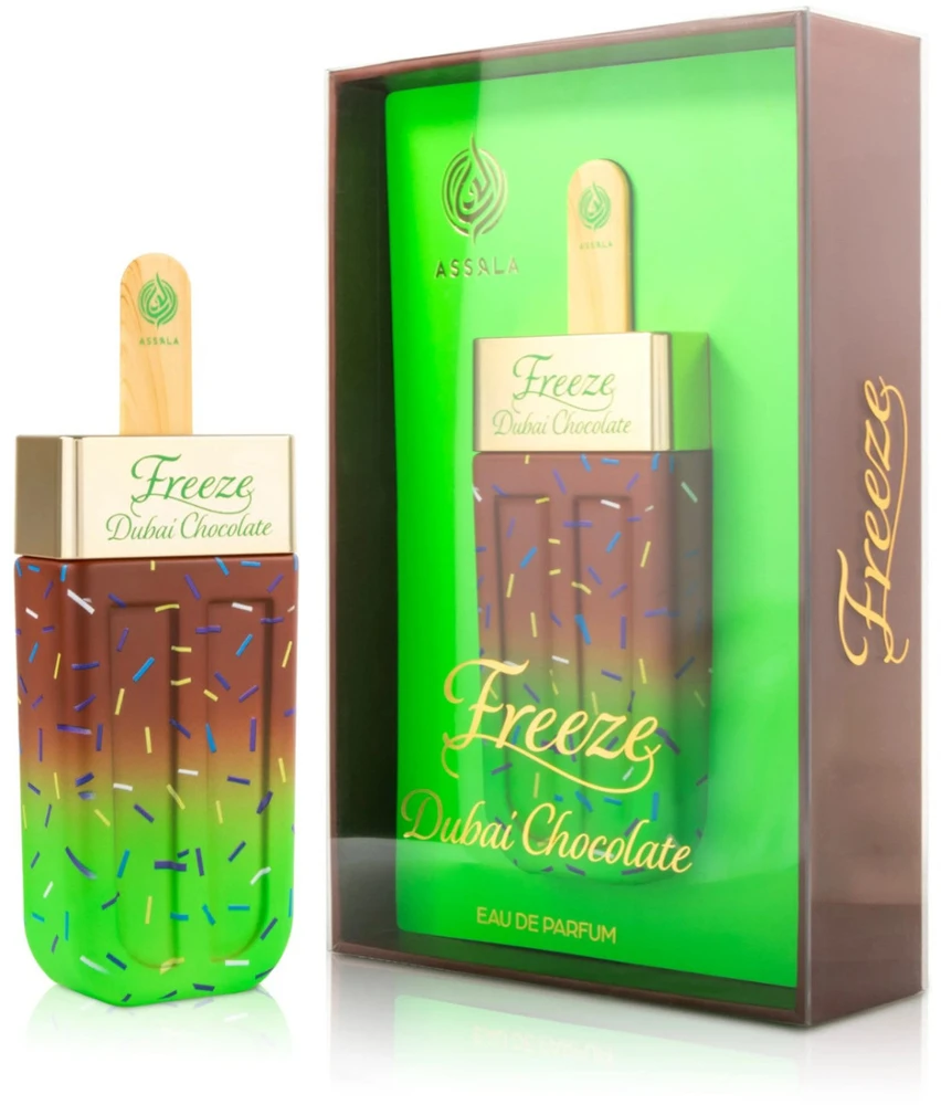 Assala Prime Freeze Dubai Chocolate EDP parfumuotas vanduo unisex, 85 ml