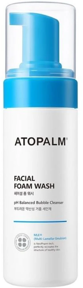Atopalm Facial Foam Wash valomosios veido putos, 150 ml