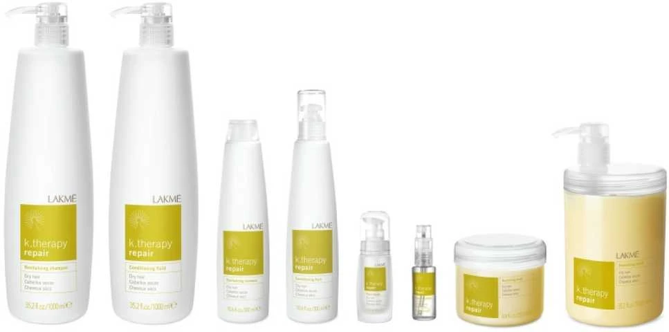 Lakme K.Therapy Repair Atstatantis šampūnas sausiems plaukams, 1000 ml