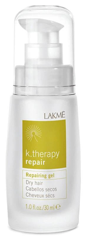 Atstatomasis gelis Lakme K.Therapy Repair Gel sausiems plaukams, 30 ml
