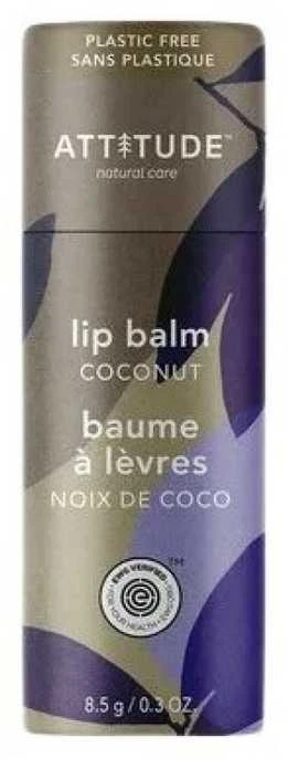 Attitude Coconut-scented lip balm (Lūpų balzamas) 8.5 g